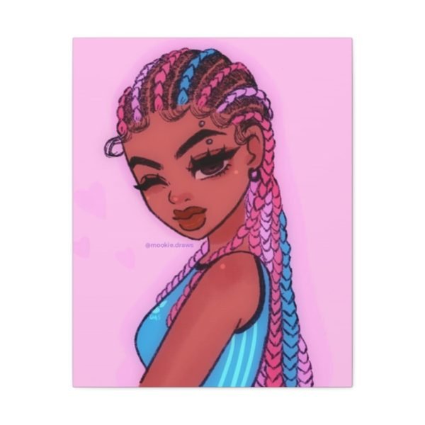 Colorful Cornrows